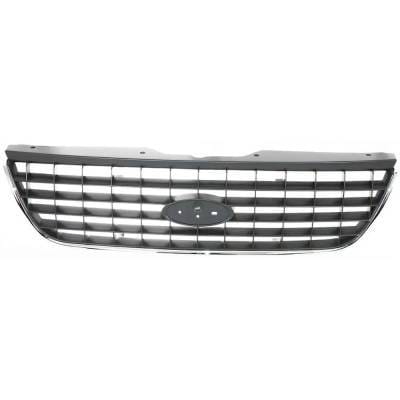 New Gray Grille Assembly Compatible With Ford Explorer Xlt Sport 6 Cyl 4.0L Explorer Xls Sport 6 Cyl