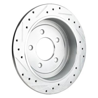 New Cross-Drilled Brake Disc Compatible With Ford Lincoln Expedition Xlt 8 Cyl 4.6L Navigator Base 8 thumbnail 9