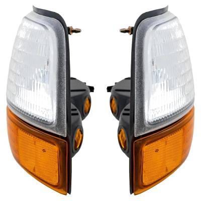 New Pair Of Daytime Running Lights Compatible With Ford Ranger 2.5L 3.0L 4.0L 1998-2000 By Part