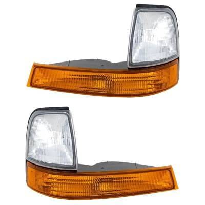 New Pair Of Daytime Running Lights Compatible With Ford Ranger 2.5L 3.0L 4.0L 1998-2000 By Part thumbnail 3
