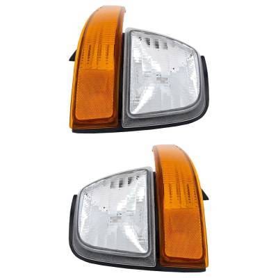 New Pair Of Daytime Running Lights Compatible With Ford Ranger 2.5L 3.0L 4.0L 1998-2000 By Part thumbnail 11