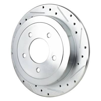 New Cross-Drilled Brake Disc Compatible With Ford Lincoln Expedition Eddie Bauer 8 Cyl 5.4L thumbnail 11