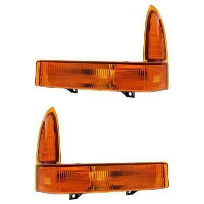 New Pair Of Daytime Running Lights Compatible With Ford 5.4L 6.8L 7.3L 1999 2000 2001 By Part thumbnail 3