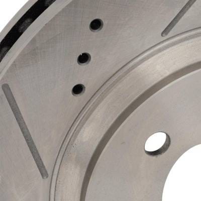 New Cross-Drilled Brake Disc Compatible With Ford Mustang Bullitt 8 Cyl 4.6L Mustang Gt 8 Cyl 4.6L thumbnail 7