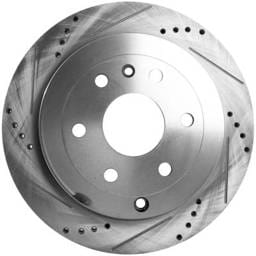 New Cross-Drilled Brake Disc Compatible With Buick Chevrolet Gmc Acadia Slt 4 Cyl 2.5L Traverse Lt 6
