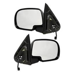 New Door Mirrors Pair Fits Chevrolet Silverado 1500 1999-2002 15172248 15172247