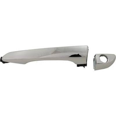 Front Left (Driver Side) Exterior Door Handle Compatible With 2016-2021 Hyundai Tucson Chrome With