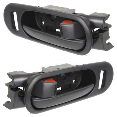 Front Driver And Passenger Side Interior Door Handle Compatible With 2007-2012 Mazda Cx-7 Black With thumbnail 3
