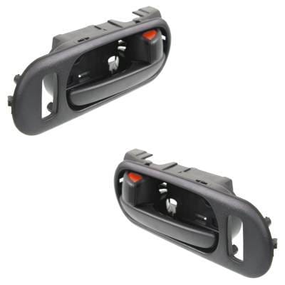 Front Driver And Passenger Side Interior Door Handle Compatible With 2007-2012 Mazda Cx-7 Black With thumbnail 5