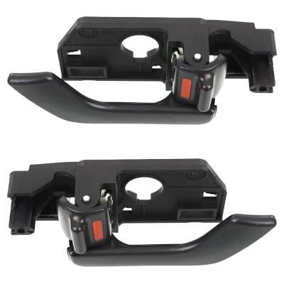 Front Driver And Passenger Side Interior Door Handle Compatible With 2003-2008 Hyundai Tiburon Black thumbnail 7