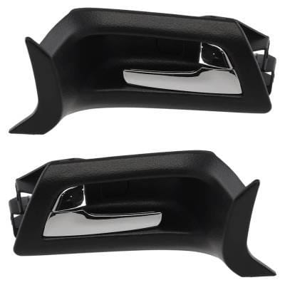 Front Left And Right Interior Door Handle Compatible With 2008-2009 Pontiac G8 Chrome Lever With
