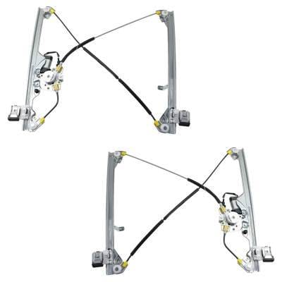 New Front Left And Front Right Window Regulator Compatible With Chevrolet Silverado 3500 Classic Lt thumbnail 9