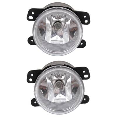 New Pair Of Daytime Running Lights Compatible With Dodge Jeep Journey Wrangler Charger Grand thumbnail 2