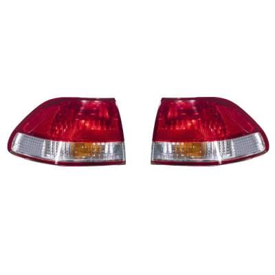 New Left And Right Tail Lights Compatible With Honda Accord Sedan 2001 2002 33501-S84-A11 thumbnail 3