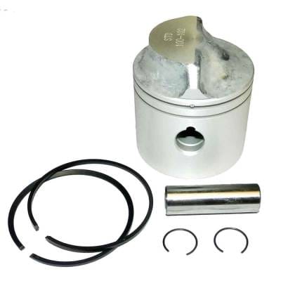 New 2.405In Piston Kit Compatible With Johnson / Evinrude 9.9 / 15 Hp Cross Flow 93-07 .030 Bored thumbnail 2