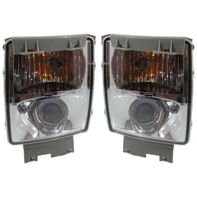 New Pair Of Daytime Running Lights Compatible With Cadillac Sts 2005 2006 2007 2008 2009 2010 2011 thumbnail 2