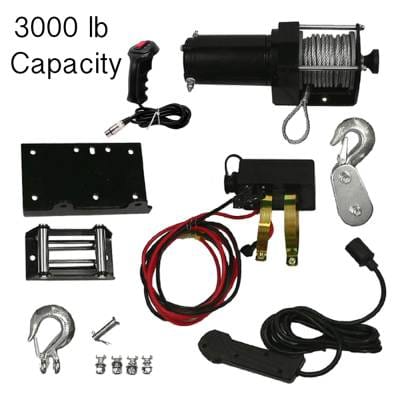 New 3000Lb Winch Assembly And Remote Compatible With Bombardier Atv Utv Rw00701 10901 77-38-10901 thumbnail 4