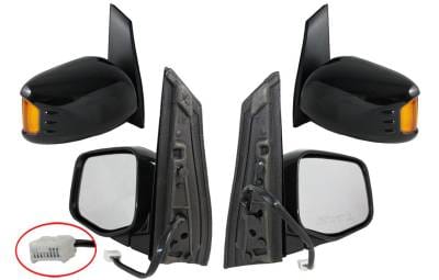 New Door Mirror Pair Compatible With Honda 11-12 Odyssey Power W/ Heat Memory Signal Ho55er-S thumbnail 8