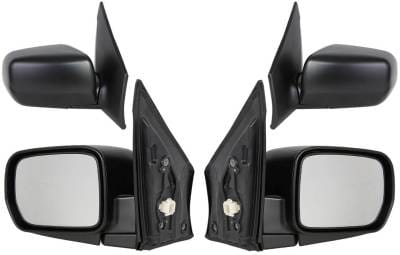 New Door Mirror Pair Compatible With Honda 03-08 Pilot Lx Power W/O Heat Ho1320154 63010H 63009H thumbnail 4