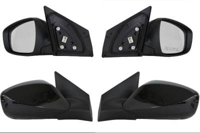 New Door Mirror Pair Compatible With Hyundai 11-12 Elantra Power Heat 87610-3Y100 Hy1320179 thumbnail 3