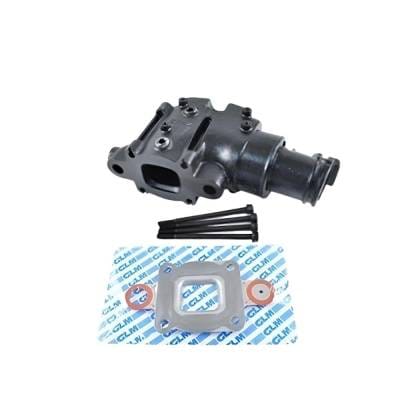 New 7 Degree Elbow Dry Joint Exhaust Riser Compatible With Mercruiser 5.7 Liter V8 350 Hp Liter V8 thumbnail 2