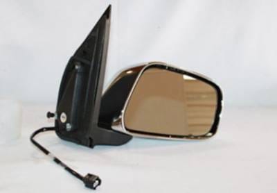 New Door Mirror Pair Compatible With Nissan 05-09 Frontier Chrome Power W/O Heat Ns71el Ns71er thumbnail 3