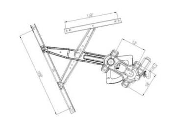 New Front Right Window Regulator Compatible With 00-11 Ford F-Series Hd Fo1351149 748-213 83189 thumbnail 5