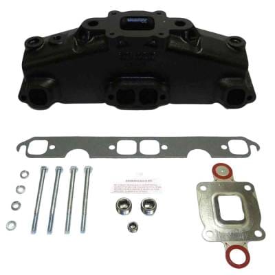 New Dry Joint Design Exhaust Manifold Compatible With Mercruiser V8 5.7 Liter 350 Hp V8 Liter 6.2 Hp thumbnail 2