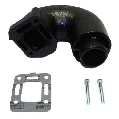 New 4'' Outlet Exhaust Riser Compatible With Mercruiser 140 Gm 181 I/L4 140 Hp 120 Gm 153 I/L4 153 thumbnail 2