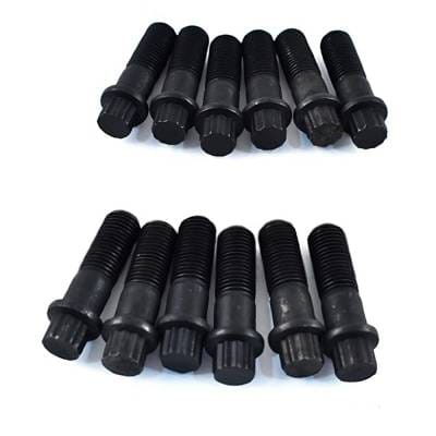 New 12 Pack Of Bolt Compatible With Yamaha 6 Cyl 3.544 Bore 76 Degree 250 Hp 6 Cyl 3.660 Bore 3.3L thumbnail 2