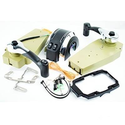 New Dual Binnacle Control Box Assembly With Trim Compatible With Mariner Mercruiser Mercury By thumbnail 2