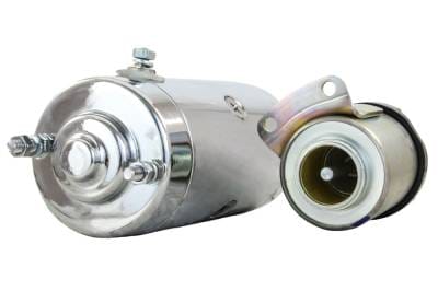New Chrome Starter & Solenoid Compatible With Harley Davidson Flb 1965 1966 1967 1968 1969 1970 thumbnail 8