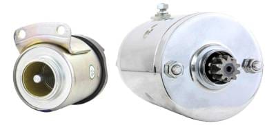 Chrome Starter And Solenoid Compatible With Harley Davidson Wide Glide Fxwg 1980-1985 Saj4003ba thumbnail 4