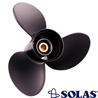 New Aluminium Propeller Compatible With Johnson/Evinrude 4 Stroke 15 Spline 115 2002-2006 By thumbnail 4