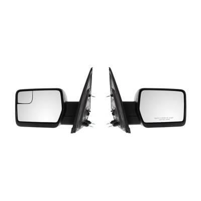 New Door Mirror Pair Fits Ford F-150 2013-2014 No Power Bl3z-17683-Aa Fo1320409 thumbnail 8