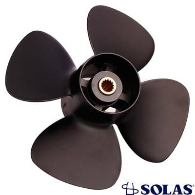 New Aluminium Propeller Compatible With Yamaha 4 Stroke 7 Spline 9.9 6-9.9 Hp For Years 2008-2021 By thumbnail 4