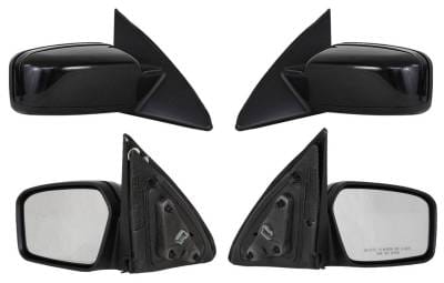 New Door Mirror Pair Compatible With Ford 06-10 Fusion Mercury Milan Power W/O Heat Fo1320265 6E5z thumbnail 4