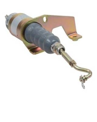 New 12 Volt Shut Down Solenoid Compatible With Cummins Deutz Bosch Rsv Governor 40-22071 thumbnail 6