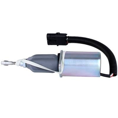 New 12 Volt Shut Down Solenoid Compatible With Cummins 4B 6B 6C Syncro Start By Part Numbers thumbnail 8