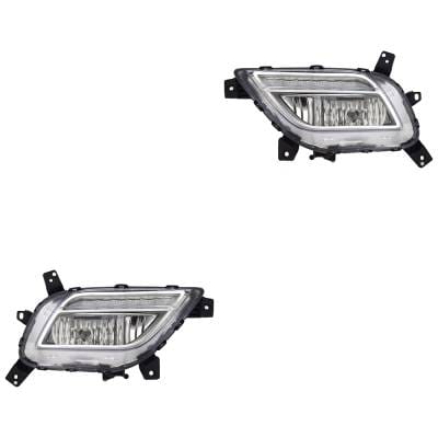 New Pair Of Fog Lights Compatible With Kia Niro Niro Ev 2017 2018 2019 By Part Numbers Ki2593158 thumbnail 8