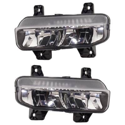 New Pair Of Daytime Running Lights Compatible With Ram 1500 2500 3500 2019 2020 By Part Numbers thumbnail 4