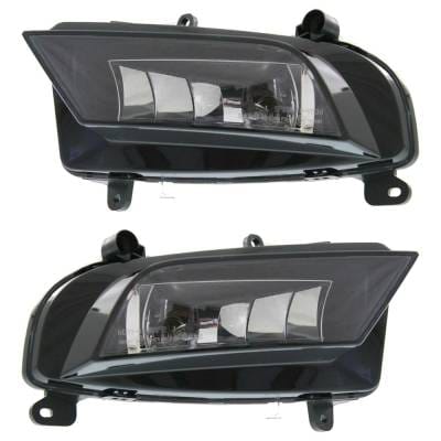 New Pair Of Daytime Running Lights Compatible With Audi A4 1.8L 2.0L 2013 2014 2015 2016 By Part thumbnail 2