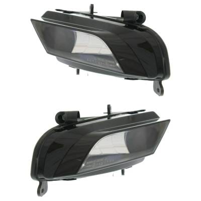 New Pair Of Daytime Running Lights Compatible With Audi A4 1.8L 2.0L 2013 2014 2015 2016 By Part thumbnail 10