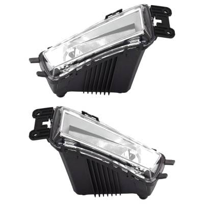 New Pair Of Daytime Running Lights Compatible With Volkswagen Passat 1.8L 2.0L 3.6L 2016 2017 2018 thumbnail 4