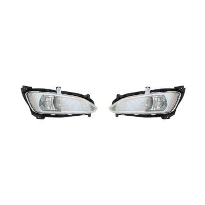 New Fog Light Pair Fits Hyundai Santa Fe 2.4L 2013-15 2016 Hy2593141 92201-4Z000 thumbnail 4
