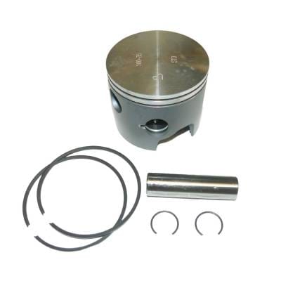 New 3.672" Bore 0.030" Over Piston Kit Compatible With Mariner Mercury 4 Cyl 3.375 Bore Looper 100 thumbnail 2