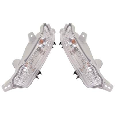 New Pair Of Daytime Running Lights Compatible With Honda Pilot 3.5L 2019 2020 2021 2022 By Part thumbnail 2