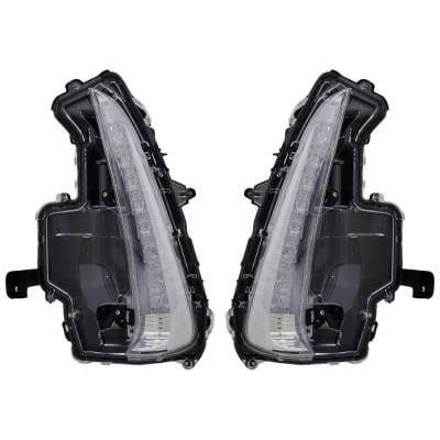 New Pair Of Daytime Running Lights Compatible With Toyota Prius Prime 1.8L 2017 2018 2019 2020 2021 thumbnail 4