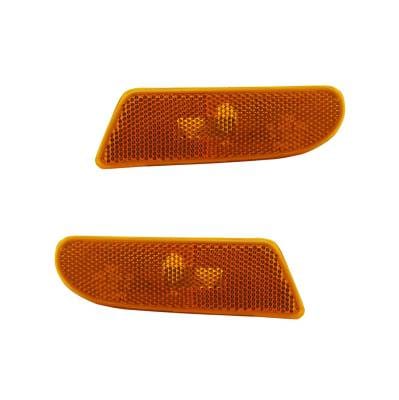 New Pair Of Side Marker Lights Compatible With Mercedes Benz S55 Amg Sl55 Amg 220-820-02-21 thumbnail 3