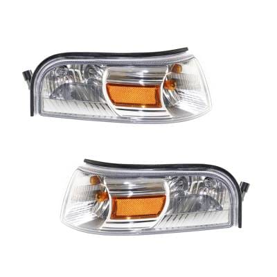 New Pair Of Turn Signal Lights Compatible With Mercury Grand Marquis 2006 6W3z13200aa 6W3z13201aa thumbnail 4